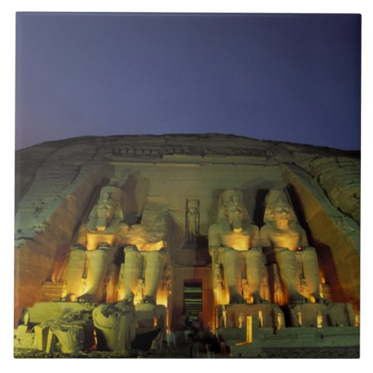 Carreau Égypte, Abu Simbel, Figures colossales de Ramsès (Devant)