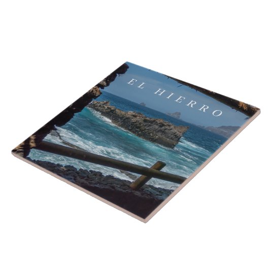 Carreau El Hierro vue mer céramique (Côté)