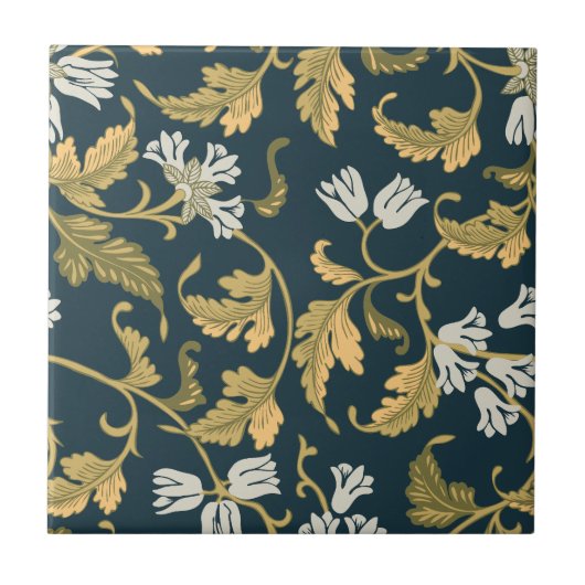Carreau Élégance botanique vintage (Devant)