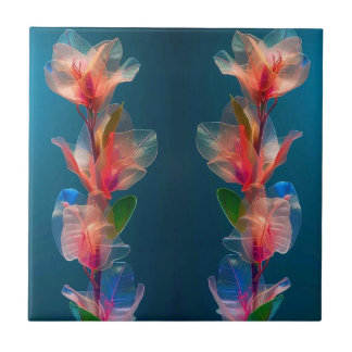 Carreau Élégance florale lumineuse"