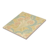 Carreau élégant art nouveau fleurs florales (Côté)