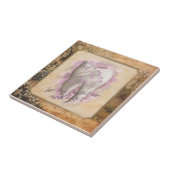 Carreau Élégant cadeau dentaire Vintage à l'ancienne (Côté)