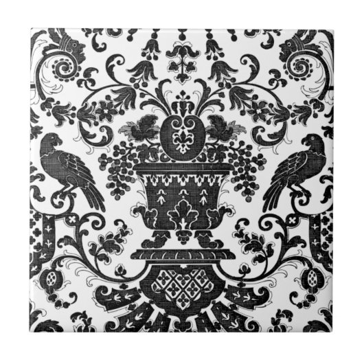 Carreau Élégant carrelage en céramique design vintage (Devant)