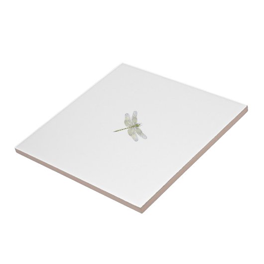 Carreau Elégant dessin de libellule (Côté)