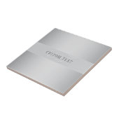 Carreau Élégant écriture de script de monogramme modifiabl (Côté)