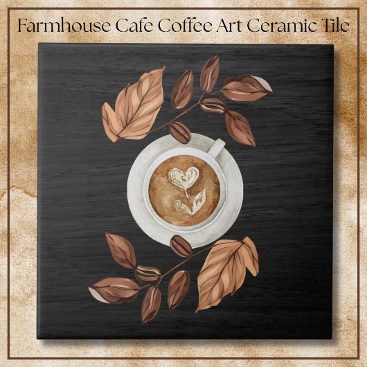 Carreau Elegant Farmhouse Coffee Mug Art Café 
