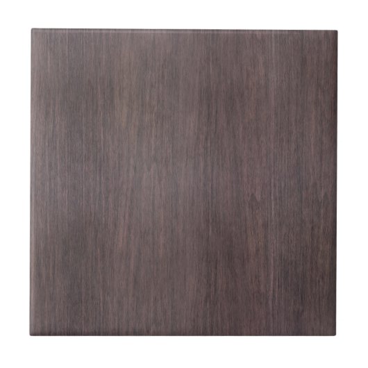 Carreau Élégant grain de bois foncé - rustique et moderne (Devant)