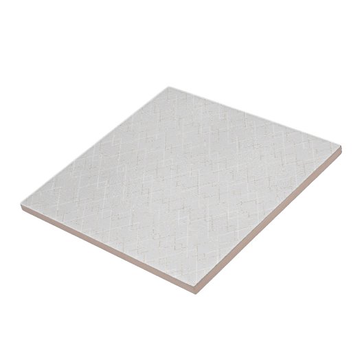 Carreau Elégant Jacquard gris clair Motif Carrelage en cér (Côté)