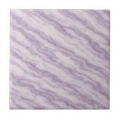 Carreau Elegant Lavender Purple Marble - Luxurious Swirl (Devant)