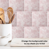 Carreau Élégant marbre rose pâle