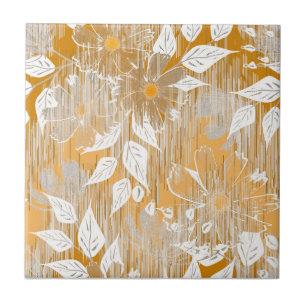 Carreau Elégant motif floral.