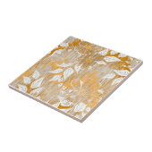 Carreau Elégant motif floral. (Côté)