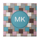 Carreau Élégant nectar rose (Devant)