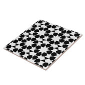 Carreau Élégant noir et blanc (Côté)