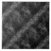 Carreau Élégant noir monochrome (Devant)