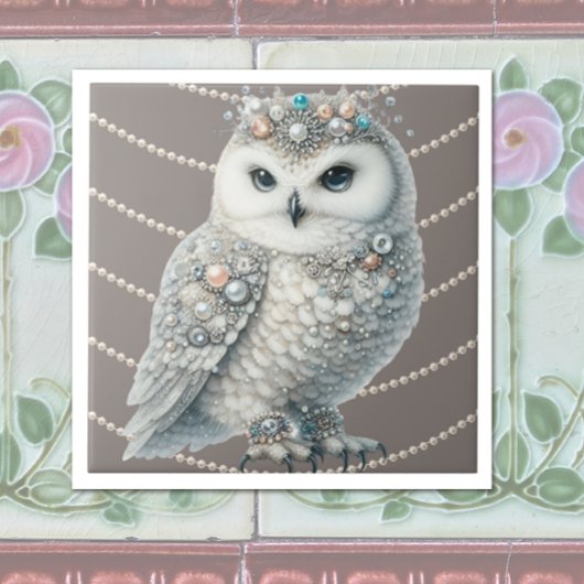 Carreau Elegant Owl