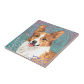 Carreau Elégant Pembroke Welsh Corgi (Côté)