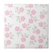 Carreau Elegant Pink Floral Pattern Ceramic Tile for Home (Devant)