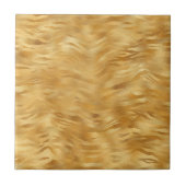 Carreau Élégant Poster de animal de tigre d'or (Devant)