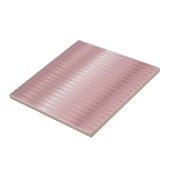 Carreau Élégant Rose Gold Modèle Design moderne Glamor (Côté)