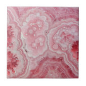 Carreau Élégant Style Moderne Rose (Devant)