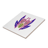 Carreau Elégante aquarelle Rose Imprimer (Côté)