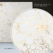 Carreau Elégante bulle dorée Veines style marbre