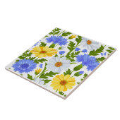 Carreau Élégante ferme Motif florale (Côté)