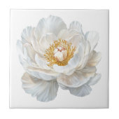 Carreau Elégante tourbière à fleurs blanches (Devant)