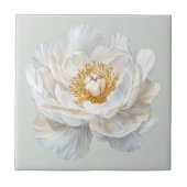 Carreau Elégante tourbière à fleurs blanches (Devant)