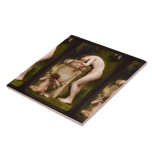 Carreau Elegy par William Adolphe Bouguereau (Côté)