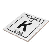 Carreau Élément 019 - K - Potassium (plein) (Côté)