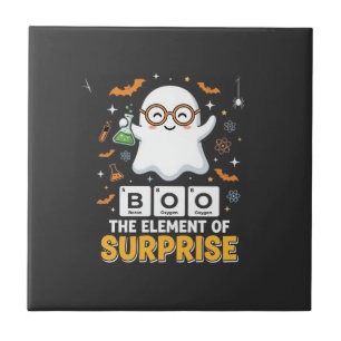 Carreau Élément de surprise de fantôme de design de Boo d'