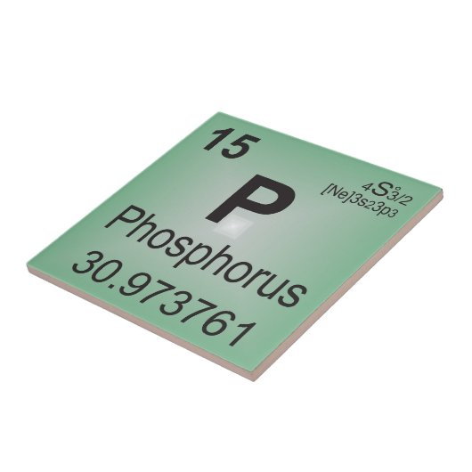 Carreau Élément individuel de phosphore - Tableau (Côté)