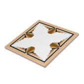 Carreau Éléments Art déco dans le teint foncé et clair (Côté)