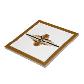 Carreau Éléments Art déco dans le teint foncé et clair (Côté)