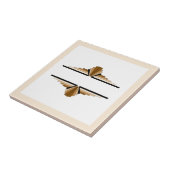 Carreau Éléments Art déco dans le teint foncé et clair (Côté)