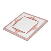 Carreau Éléments Art déco dans une palette d'or rose (Côté)