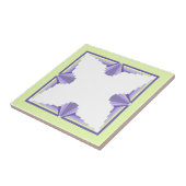 Carreau Éléments Art déco en raisin, citron & lilas (Côté)