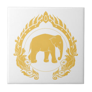 Carreau Éléphant thaïlandais