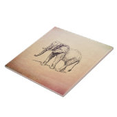 Carreau Eléphant vintage (Côté)