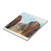 Carreau Eléphants Animaux Safari Destinée Paix Amour (Côté)