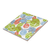 Carreau Éléphants colorés de jungle (Côté)