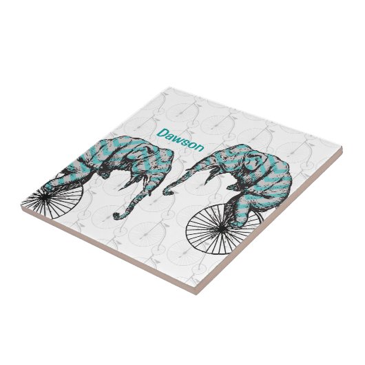 Carreau Elephants Plus Vélos Égale YIKES! (Côté)