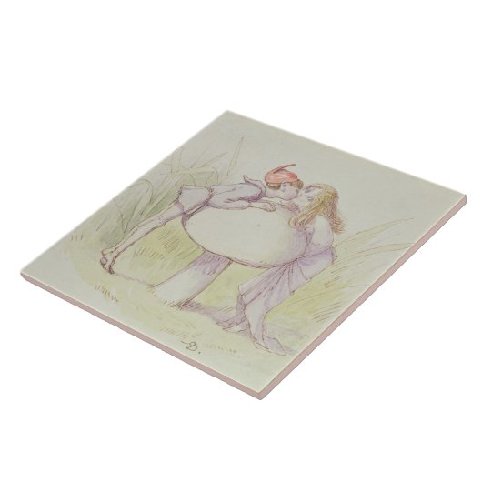 Carreau Elf et une fée (Côté)