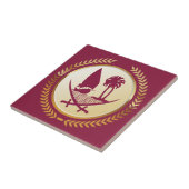 Carreau Emblème du Qatar (Côté)