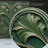 Carreau Emerald Elegance Carrelage Art Nouveau