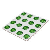 Carreau Emerald Gemstone, vert (Côté)
