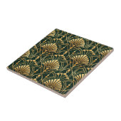 Carreau Emerald Gold Art Deco Pattern (Côté)