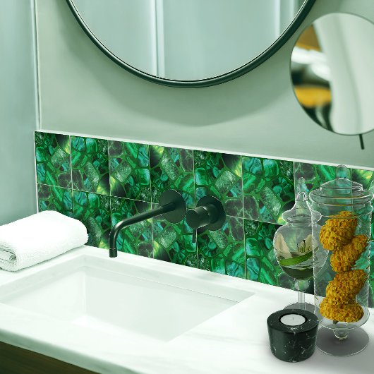 Carreau Emerald Spring - Collage de cellules N2